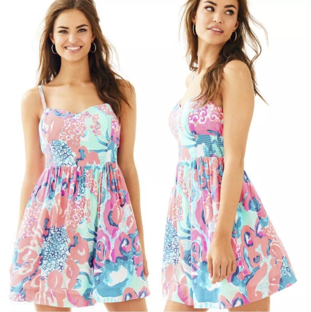Lilly Pulitzer Coral Reef Im So Jelly Dress